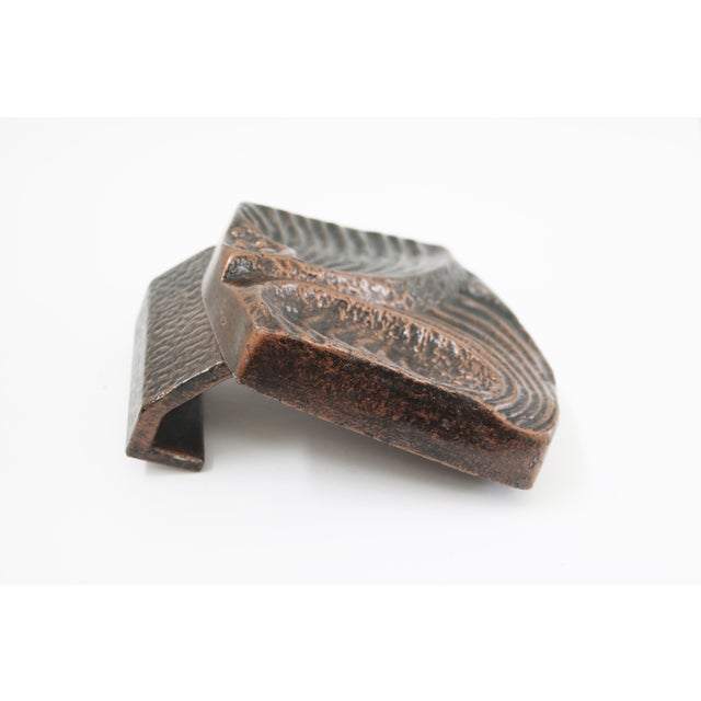 Brutalist Brutalist Brass Push and Pull Front Door Handle, 1970s For Sale - Image 3 of 5