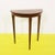 Wood Wall-Mounted Semi-Circular Carved Wooden Table For Sale - Image 7 of 7
