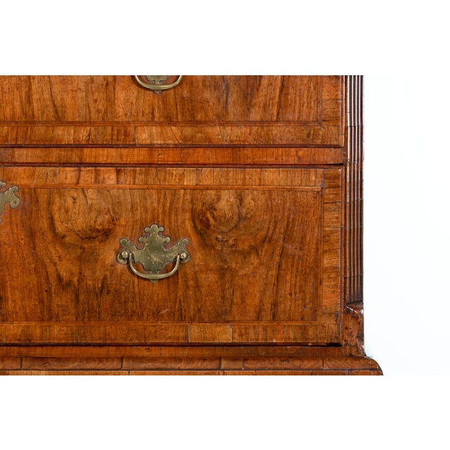 Georgian Walnut Chest on Chest, English, Circa 1720 For Sale - Image 4 of 10