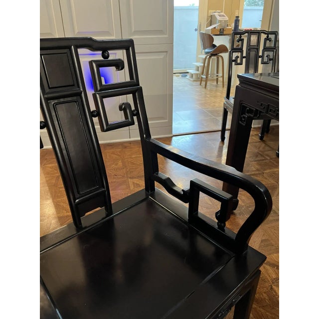 Rosewood Dining Table, 10 Chair Set, and Matching Table Pad Set of 20 For Sale - Image 12 of 14