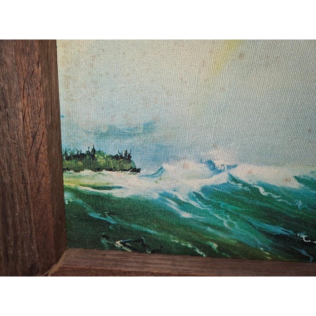 "Discovery" Tall Sailship, Oil on Board For Sale - Image 4 of 14