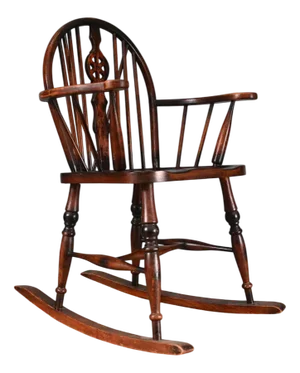 Vintage Windsor Rocking Chair, 1930