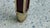Wood Vintage Art Deco Style Deep Burgandy Lacquered Coffee Table With Gold Accents For Sale - Image 7 of 12