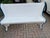 Farmhouse Vintage Painted Wooden Booth Benches, a Pair For Sale - Image 3 of 8
