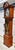 Howard Miller Howard Miller Cherry Grandfather Clock Mechanical Triple Weight Pendulum For Sale - Image 4 of 18