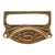 Antique c.s.c Brass Bin Drawer Pull With Label Slot For Sale