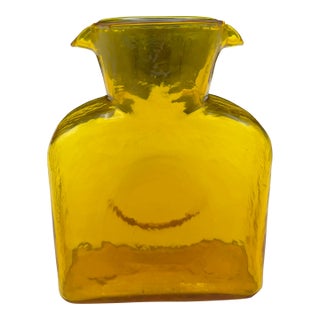 Blenko Amber Water Pitcher For Sale