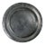 Large Continental Pewter Wrigglework Single Reeded Dish / Plate For Sale
