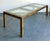 Vintage Acid Etched Brass and Glass Dining Table After Bernhard Rohne For Sale - Image 14 of 14