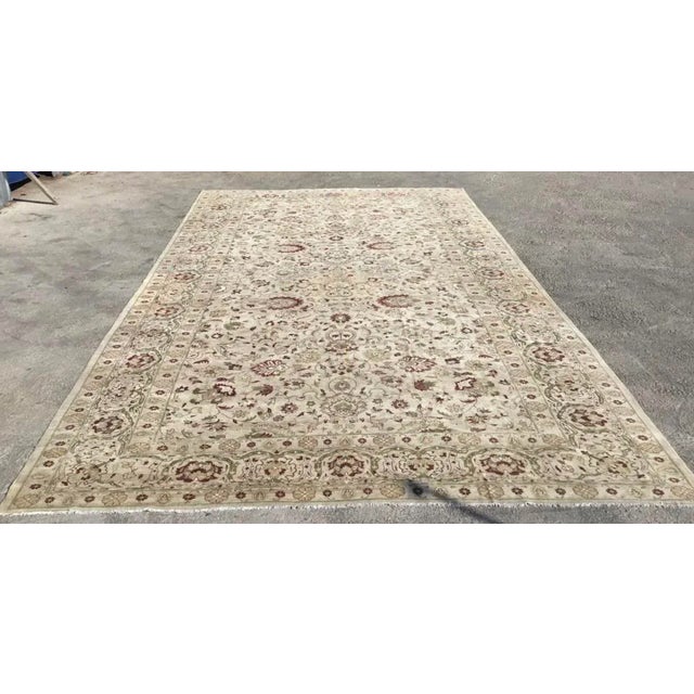 Circa 1920 One of a Kind Vintage Over-Sized Oushak Rug - 14' X 24' For Sale - Image 12 of 12