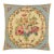 Aubusson Bouquet Blue Tapestry Cushion With Feather Filler - 46 X 46cm For Sale