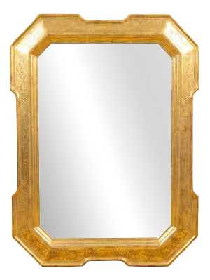 Vintage Mirror with Golden Frame