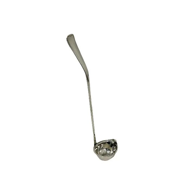 Dutch silver ladle by gerritsen en van kempen, 1929 a silver ladle with haags lof. A pouring spout in the curve of the...