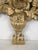 White Carved and Gilded Wooden Ornaments with Floral Bouquets, Set of 2 For Sale - Image 8 of 11