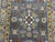 Slate Gray Kazak Style Rug With Floral Medallions and Blue Border, 3'3" X 4'9" For Sale - Image 6 of 13