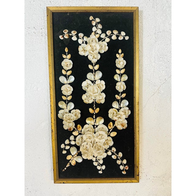 Shell Vintage Shell Art Mural For Sale - Image 7 of 9