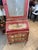 Pink Italian Hand Painted Venetian Style Secretary Desk For Sale - Image 8 of 18