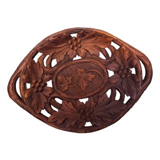 Antique Black Forest Wall Decoration in Walnut, 1920s For Sale