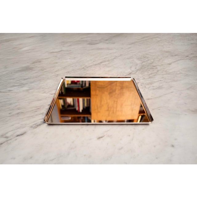 Silver-plated tray. Designed by Lino Sabattini 1970s This piece has an attribution mark, I am sure that it is completely...