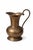 Brass Vintage Brass Pitcher With Curved Handle and Warm Aged Patina For Sale - Image 8 of 8
