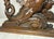 Pair Antique 19th Century Carved Wood Architectural Salvage Griffin Sculptures For Sale - Image 12 of 16