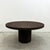 Mid-Century Modern Vintage 70s Chocolate Brown Cork Round Dining Table – MCM Postmodern Retro 80s For Sale - Image 3 of 10
