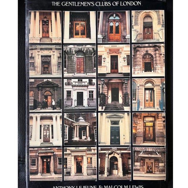 English The Gentlemen's Clubs of London Anthony Lejeune 1984 Vintage Hardcover Book For Sale - Image 3 of 4