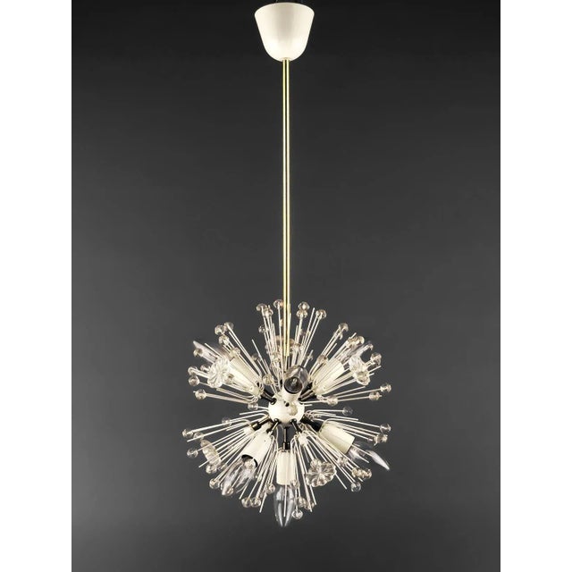 Snowball Pendant Light attributed to Emil Karl Stejnar for Rupert Nikoll, Austria, 1950s For Sale - Image 6 of 6