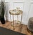 Italian Hollywood Regency Round Two-Tier Brass and Glass Bar Cart from Milo Baughman, 1970s For Sale - Image 6 of 9