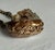 Gold Vintage Artisan Smoky Quartz Mixed Media Statement Necklace For Sale - Image 8 of 16