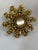 Mid 20th Century Petite 10" Italian Giltwood Sunburst Wall Mirror For Sale - Image 13 of 18