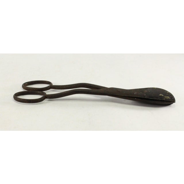 Metal Rare 18th / 19th C. Wrought Iron Candle Wick Trimmer, Not Snuffer For Sale - Image 7 of 12
