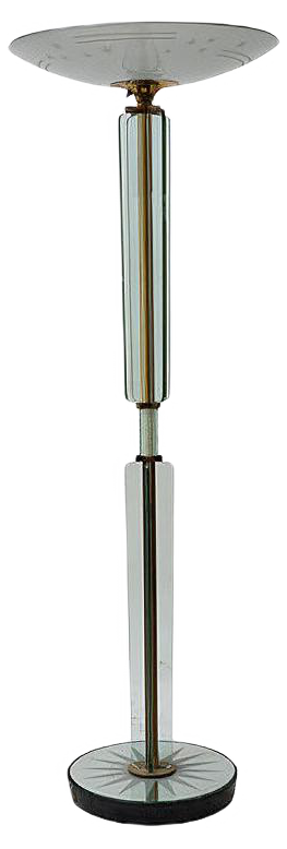 Vintage Floor Lamp by Luigi Brusotti, 1930s