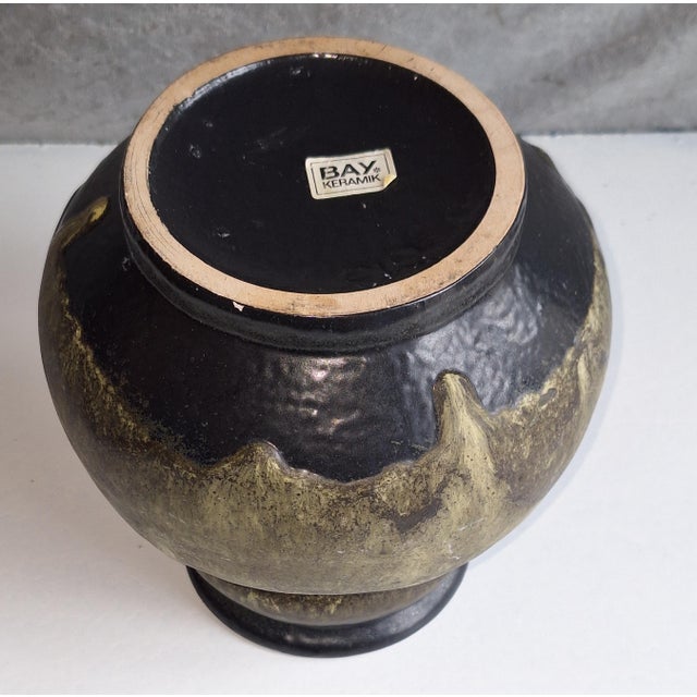 Vintage German Ceramic Vase by Bay Keramik, 1970s For Sale - Image 4 of 5