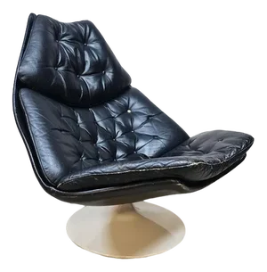 Vintage Swivel Armchair by Geoffrey Harcourt F588 for Artifort, 1970s