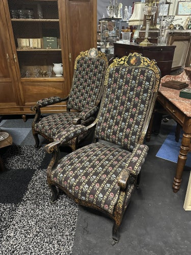 Charles Armchairs, Set of 2 Lounge Chairs