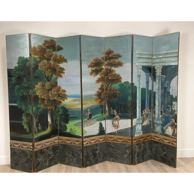 19th Century Wallpaper Screen, France 19th Century For Sale - Image 5 of 7