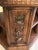 Romweber Vintage Romweber Viking Oak Zodiac Leather Top Octagon Table For Sale - Image 4 of 8