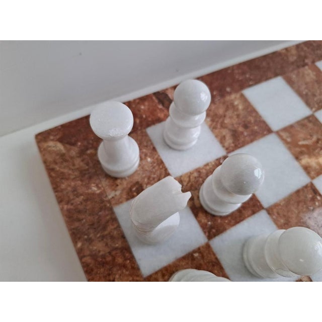 Mid-Century Modern German Marble Stone Chess Set, 1970s For Sale - Image 11 of 18