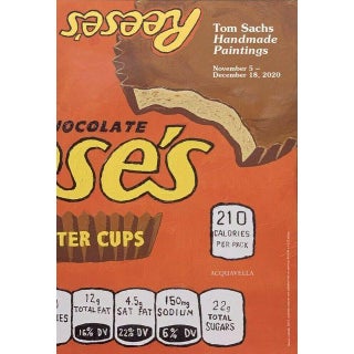 Tom Sachs Acquavella Handmade Paintings Exhibition Poster, 2020 For Sale