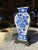 Up for consideration is a beautiful blue and white vase with floral details. This would look lovely on display in your...