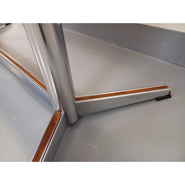 Vintage Coffee Table in Ceramic and Chrome Metal, 1970s For Sale - Image 11 of 13