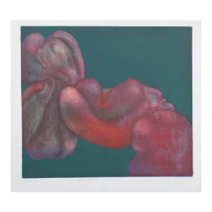 1976 Lisa Clements Abstract Aquatint