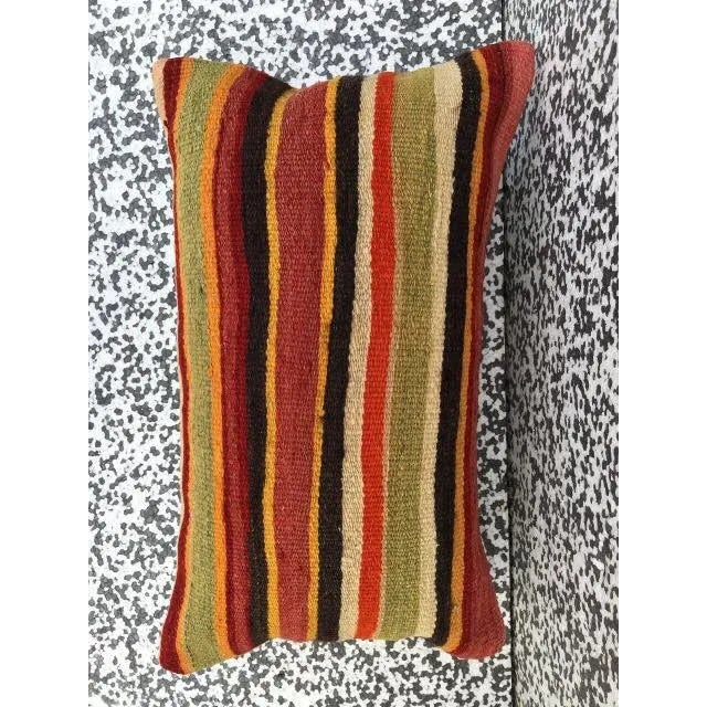 Turkish Turkish Kilim Pillow Cover For Sale - Image 3 of 6