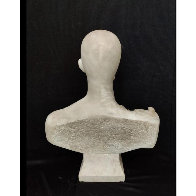 Jean-Antoine Houdon, Anatomical Bust from the Houdon Model, Carrara Marble For Sale - Image 10 of 12