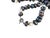 Vintage Black White Blue Grey 19.5" Long Freshwater Baroque Necklace Pearls For Sale - Image 11 of 11