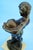 Large 20th Century Antimony Water Carrier Sculpture with Marble Base, Naples, Italy For Sale - Image 17 of 18