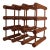1960's Teakwood Bottle Rack by Nissen For Sale