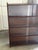 Mid-Century Modern Mid-Century Modern Danish Walnut Bookcase with Sliding Glass Doors, 1950s For Sale - Image 3 of 15