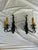 1990s Wrought Iron Candle Sconces - a Pair For Sale - Image 4 of 4